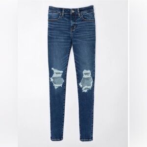 American Eagle Next Level low rise ripped jeans